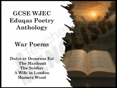 GCSE Eduqas Anthology - War and Conflict Poetry